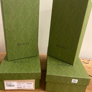 Gucci shoe boxes